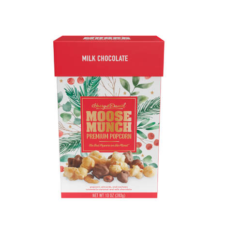 Harry & David Milk Chocolate Moose Munch Holiday Box, 10 oz., , large