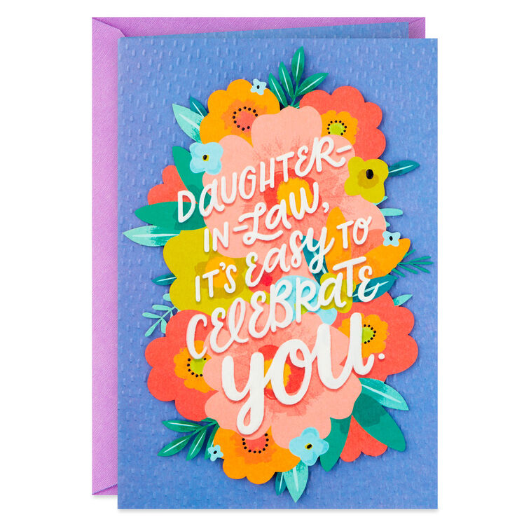 Doing Your Thing Beautifully Birthday Card for Daughter-in-Law