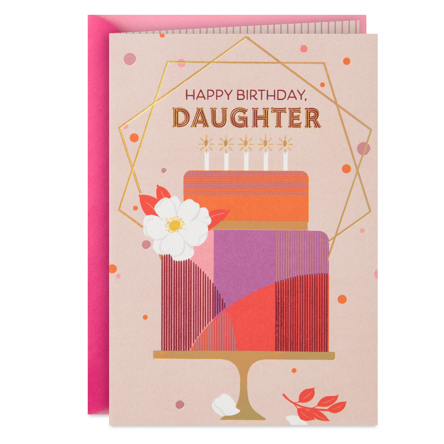 Health, Happiness and Love Birthday Card for Daughter