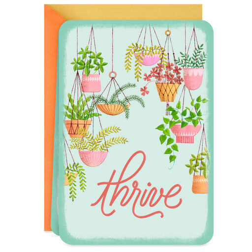 Thrive Assorted Plants Blank Card, 