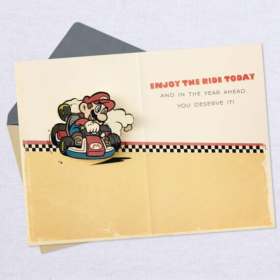 Nintendo Mario Kart™ Enjoy the Ride Pop-Up Birthday Card, , large image number 3