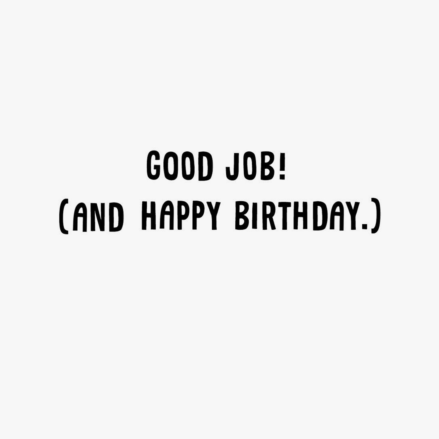 Cat Message Funny Birthday Card Sentiment image number 2
