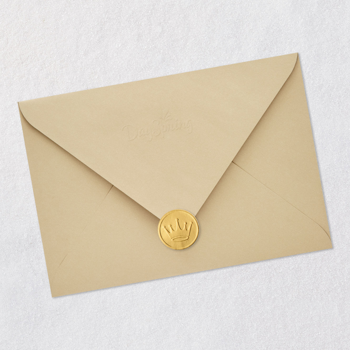 Sunset Clouds Religious Encouragement Card Envelope Back with Seal image number 9