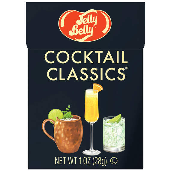 Jelly Belly Cocktail Classic Jelly Beans in Flip-Top Box, 1 oz.