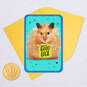 3.25" Mini Hamster With Sign Good Luck Card, , large image number 6