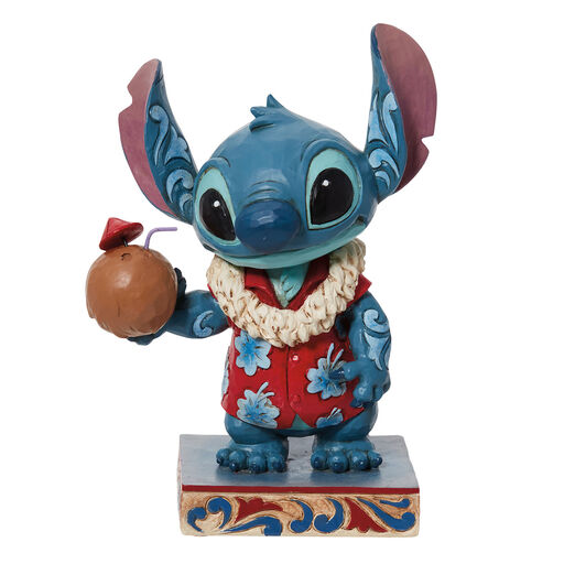 Jim Shore Disney Stitch in Hawaiian Shirt Figurine, 5", 