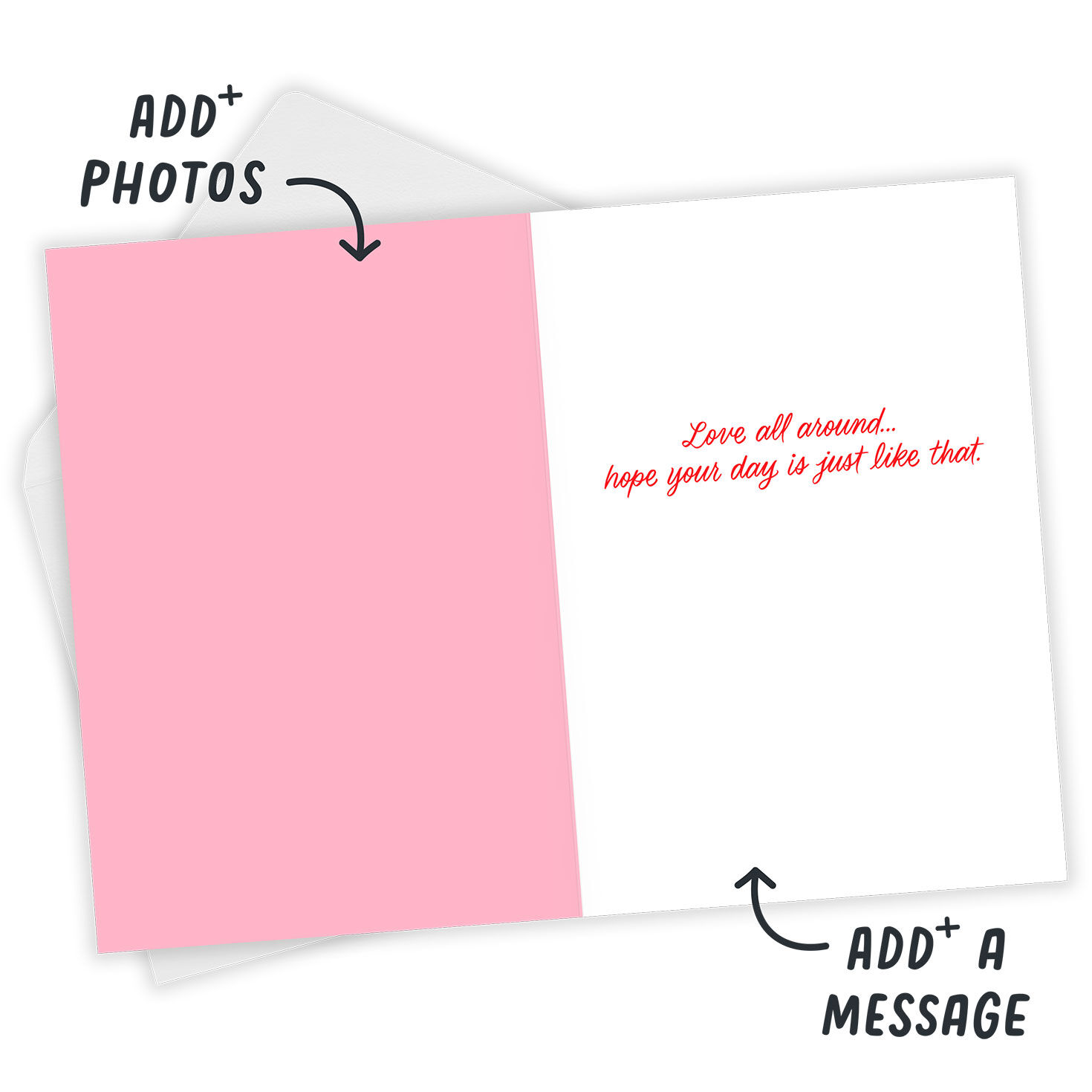 Heart Circles Custom Love Card, , large image number 4