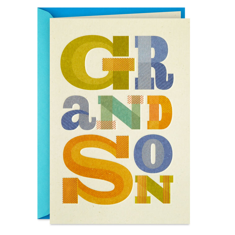 You Are Loved Birthday Card for Grandson
