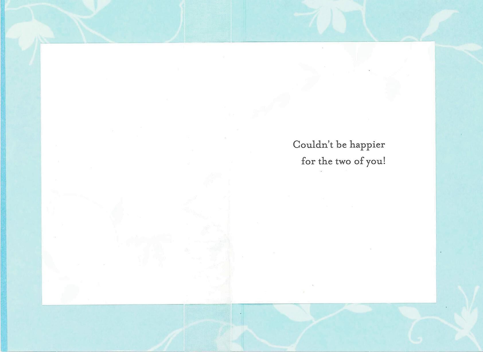 Couldn’t Be Happier Wedding Card