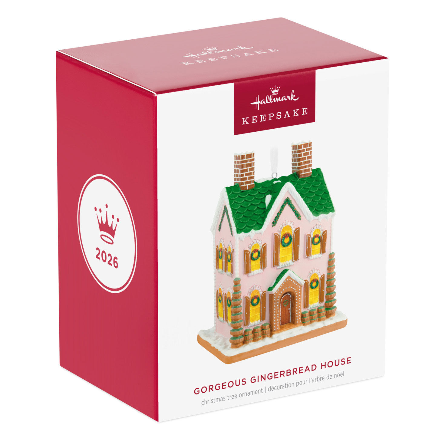 Fancy Gingerbread House Keepsake Ornament Package Front image number 7