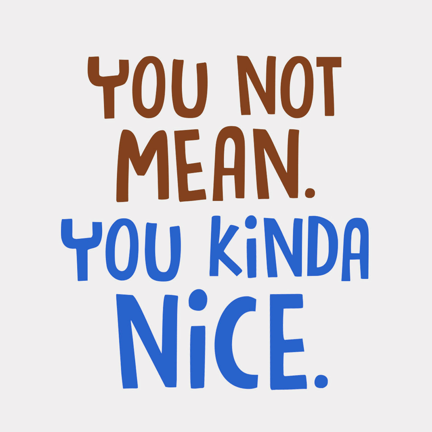 You Not Mean Dog Funny Boss's Day Card SENTIMENT image number 2