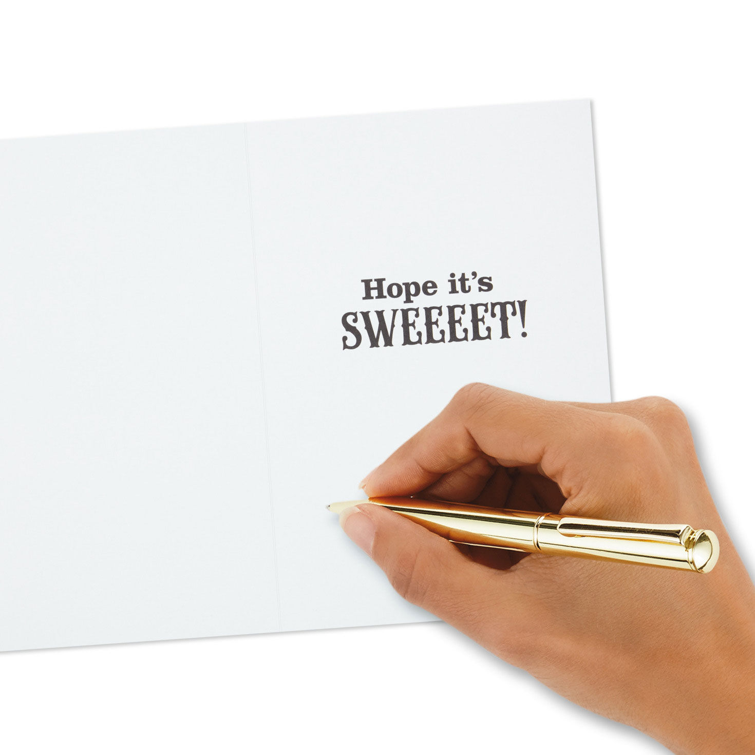 Vintage Lettering on Black Halloween Cards Pack Signing card image number 5