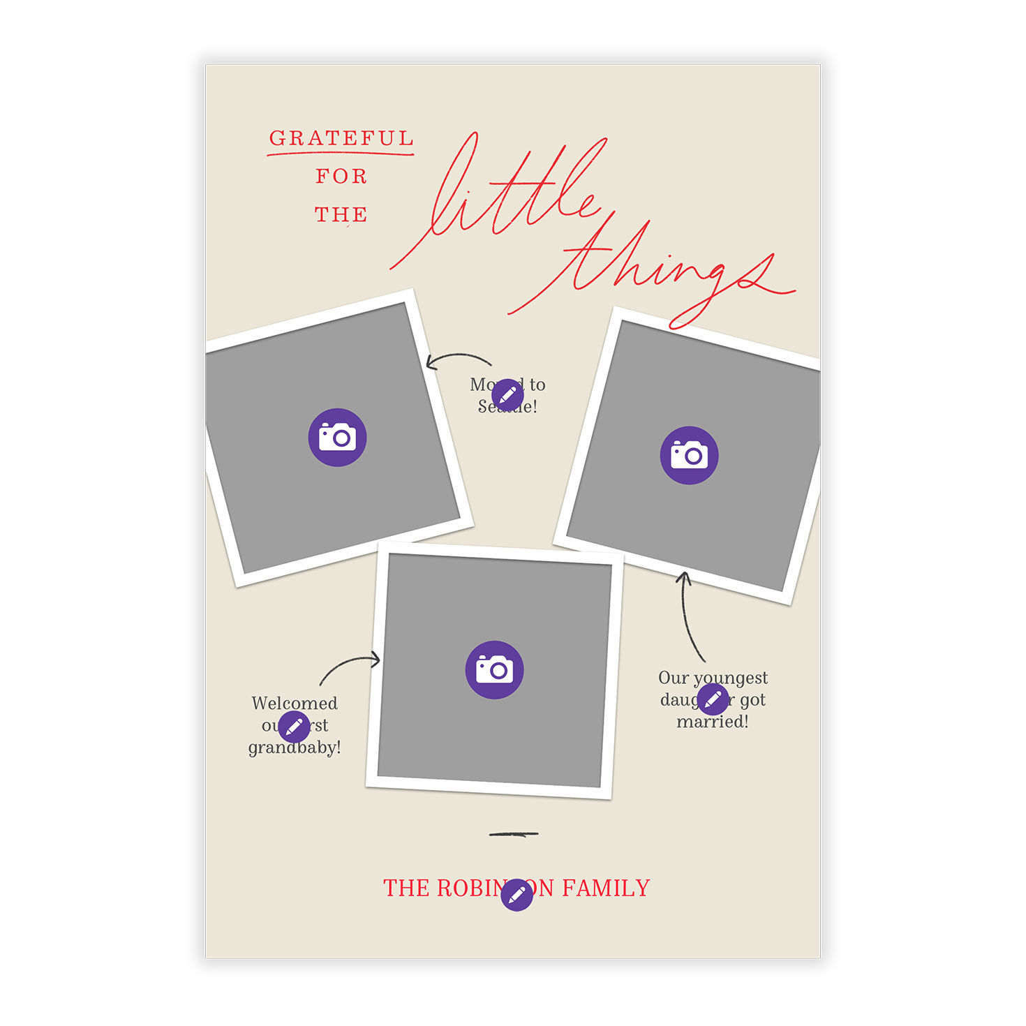 Grateful Little Moments Flat Photo Card, , large image number 5