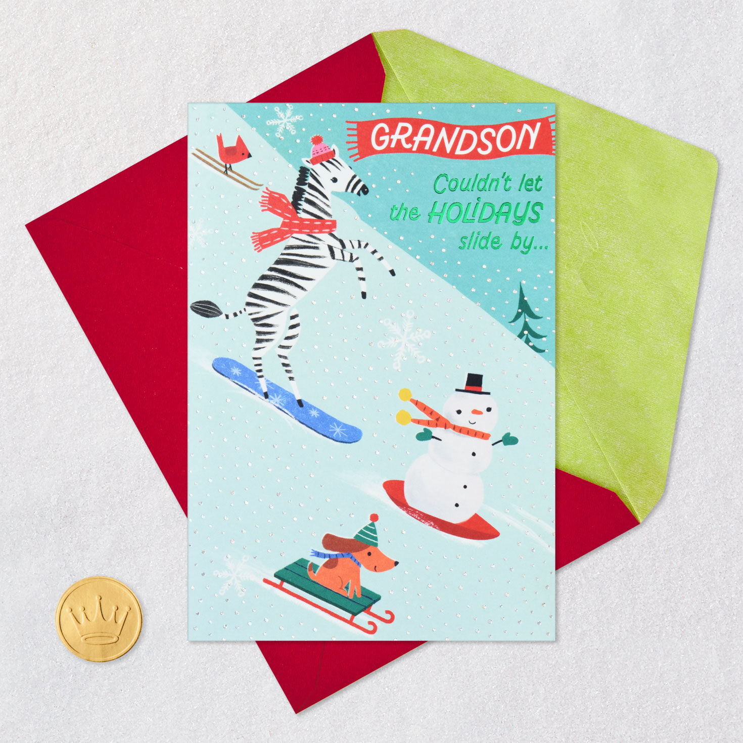You're So Awesome Holiday Card for Grandson, , large image number 5