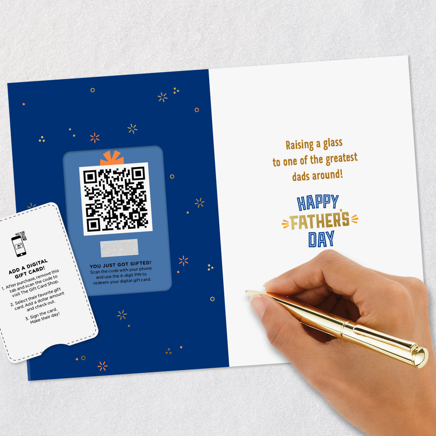 Cheers to a Great Dad Gift Card Greeting Father's Day Card for only USD 4.99 | Hallmark