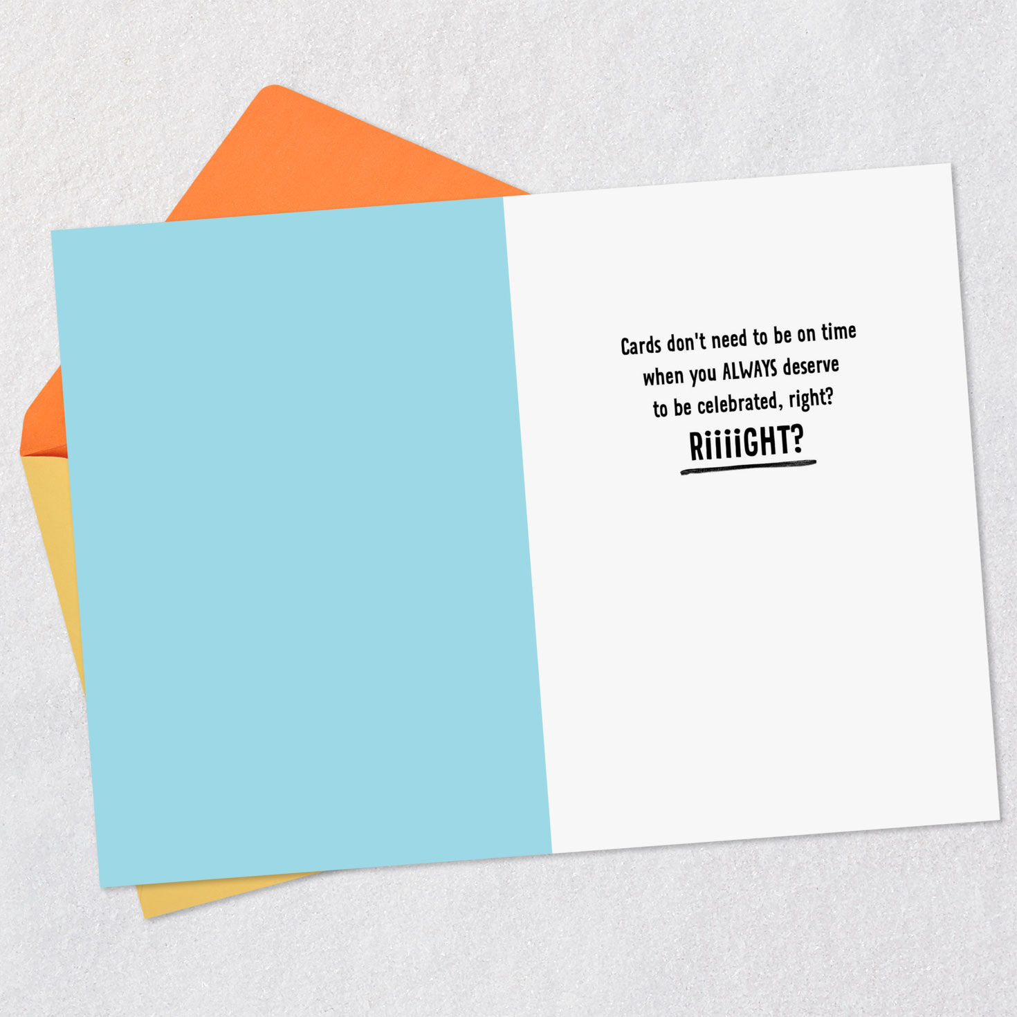 Happy Birthyear Funny Belated Birthday Card - Greeting Cards | Hallmark