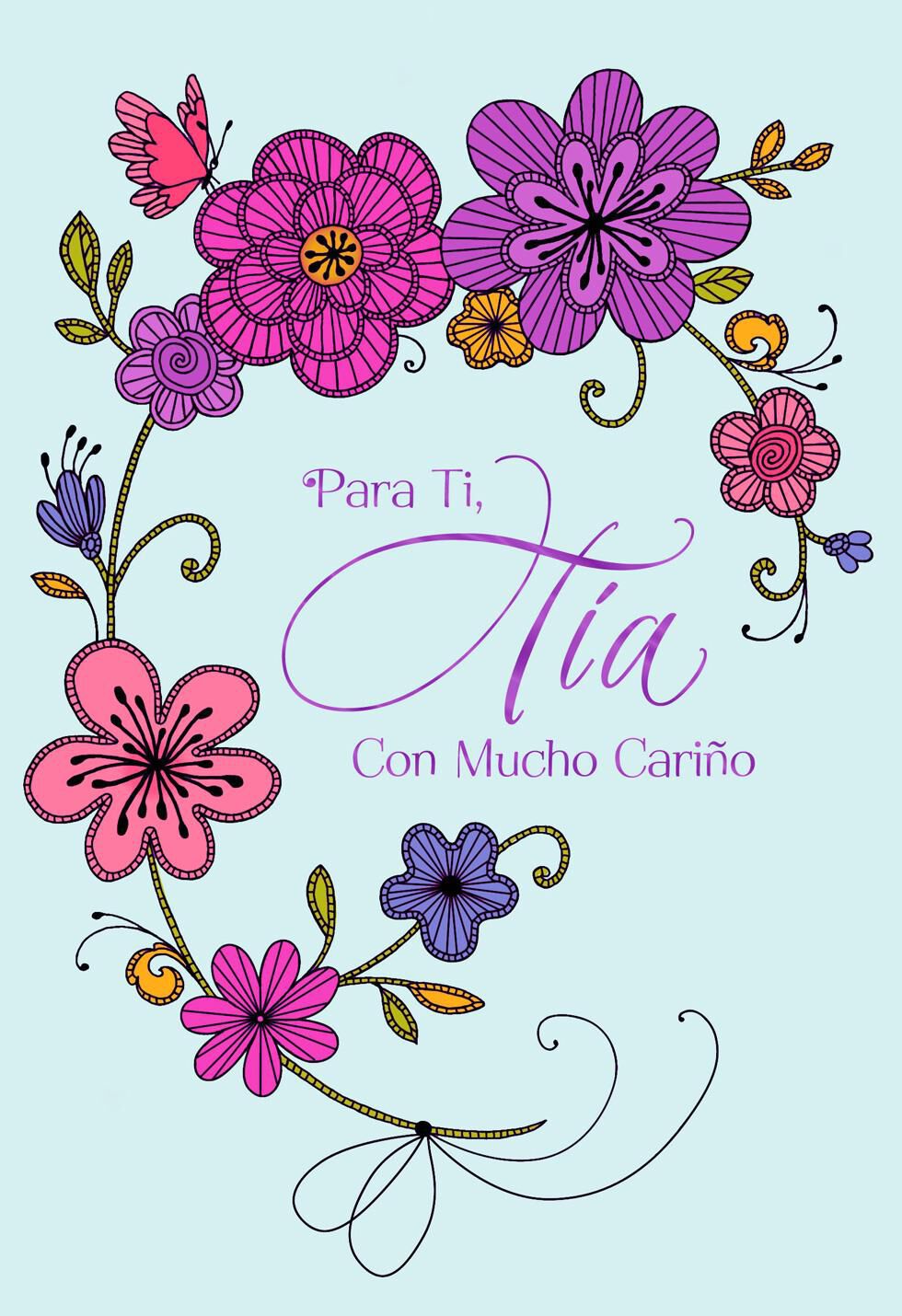 A Loving Aunt Spanish Language Mother #39 s Day Card Greeting Cards