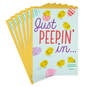 Peeping Chicks and Eggs Easter Cards, Pack of 6, , large image number 1
