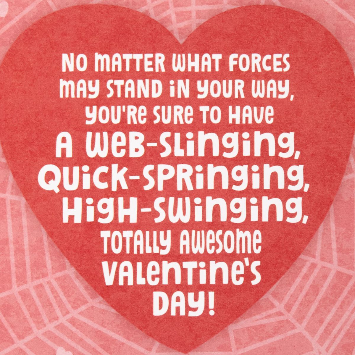 Marvel SpiderMan Valentine's Day Card for Grandson With