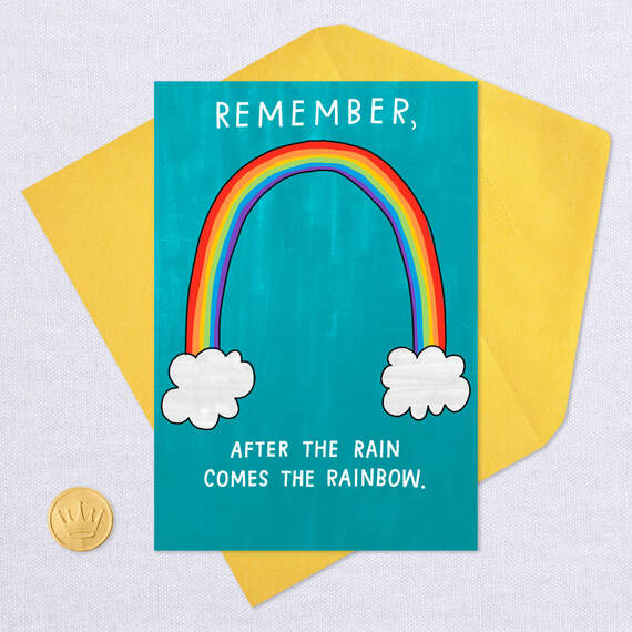 Rainbows and Tequila Funny Thinking of You Card, , large image number 5