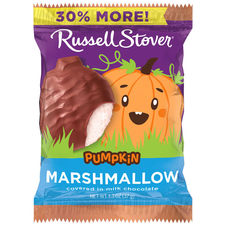 Russell Stover Milk Chocolate Marshmallow Pumpkin, 1.3 oz.
