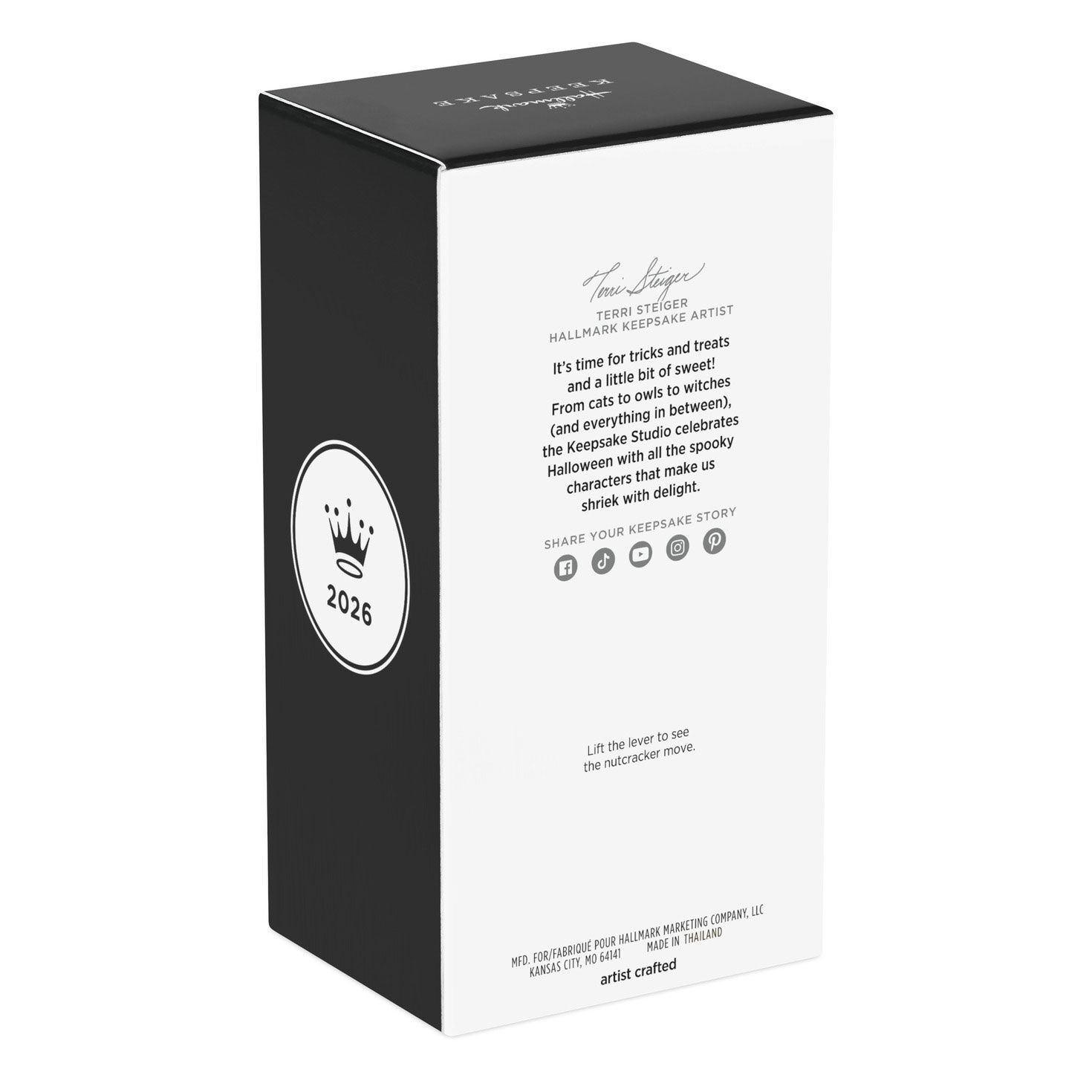 Halloween Scarecrow Nutcracker Keepsake Ornament  image number 6