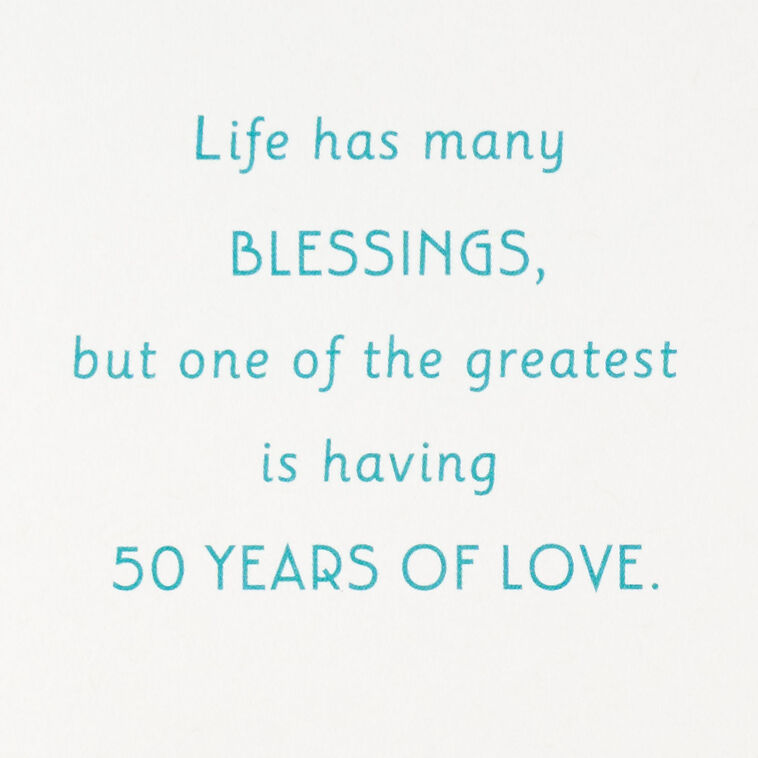 Happy to Celebrate You 50th Anniversary Card, , large image number 2