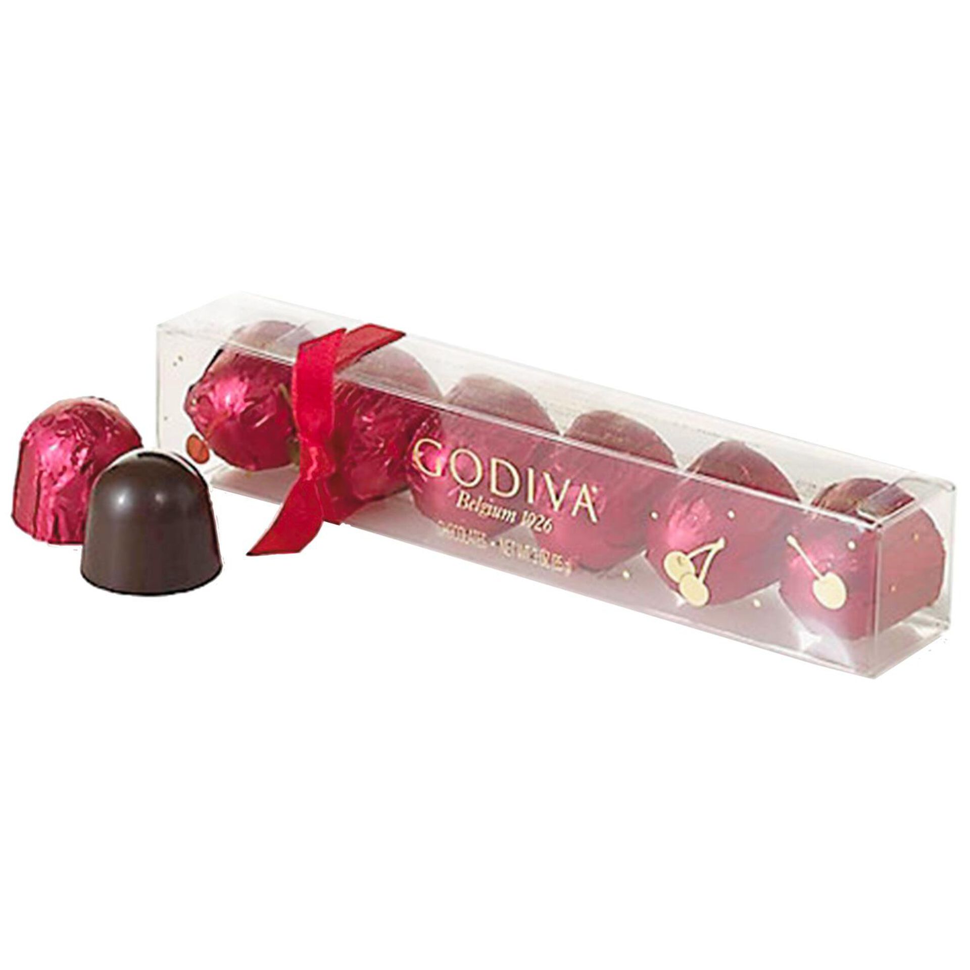 Godiva Chocolatier Chocolate Cherry Cordials 6 Pieces Candy Chocolate Hallmark
