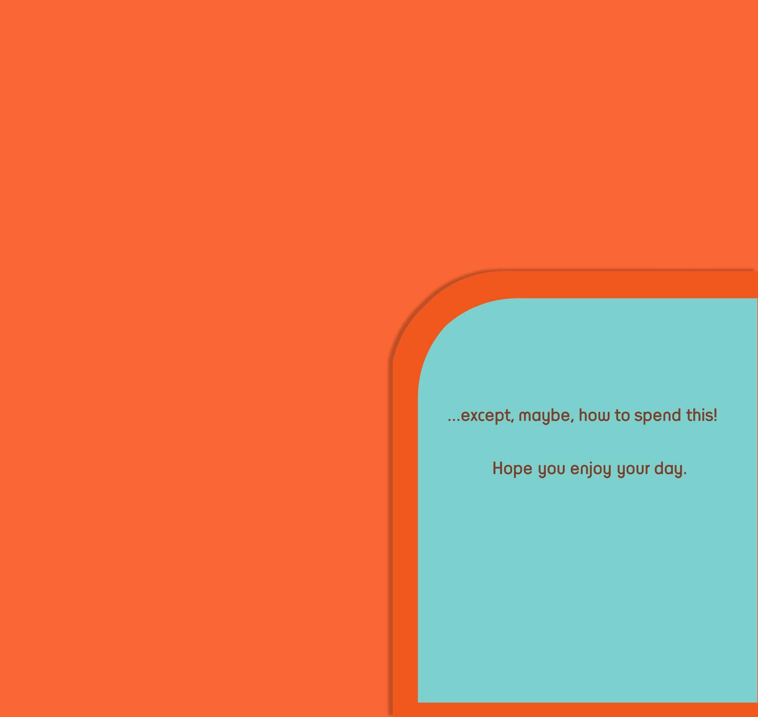 Sit Back and Relax Money Holder Father's Day Card