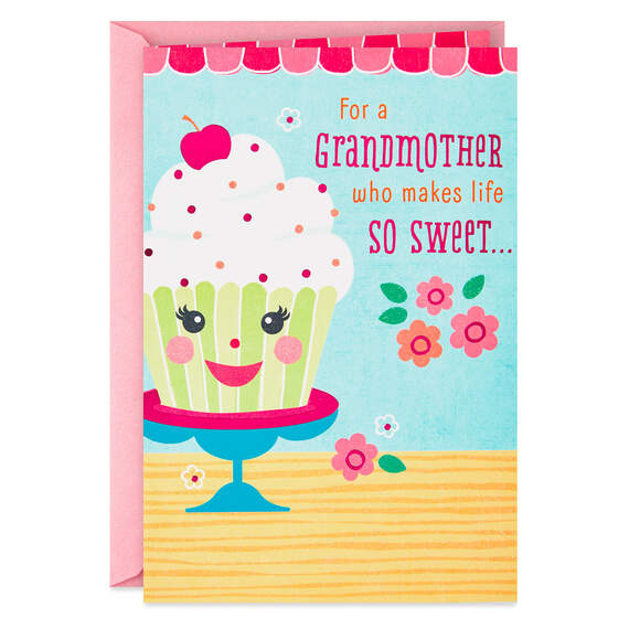 You Make Life Sweet Mother's Day Card for Grandmother, , large image number 1