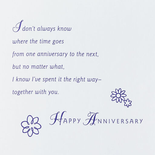 Together With You Anniversary Card, 