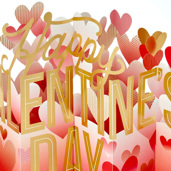 Jumbo Happy Valentine's Day 3D Pop-Up Valentine's Day Card, , large image number 4