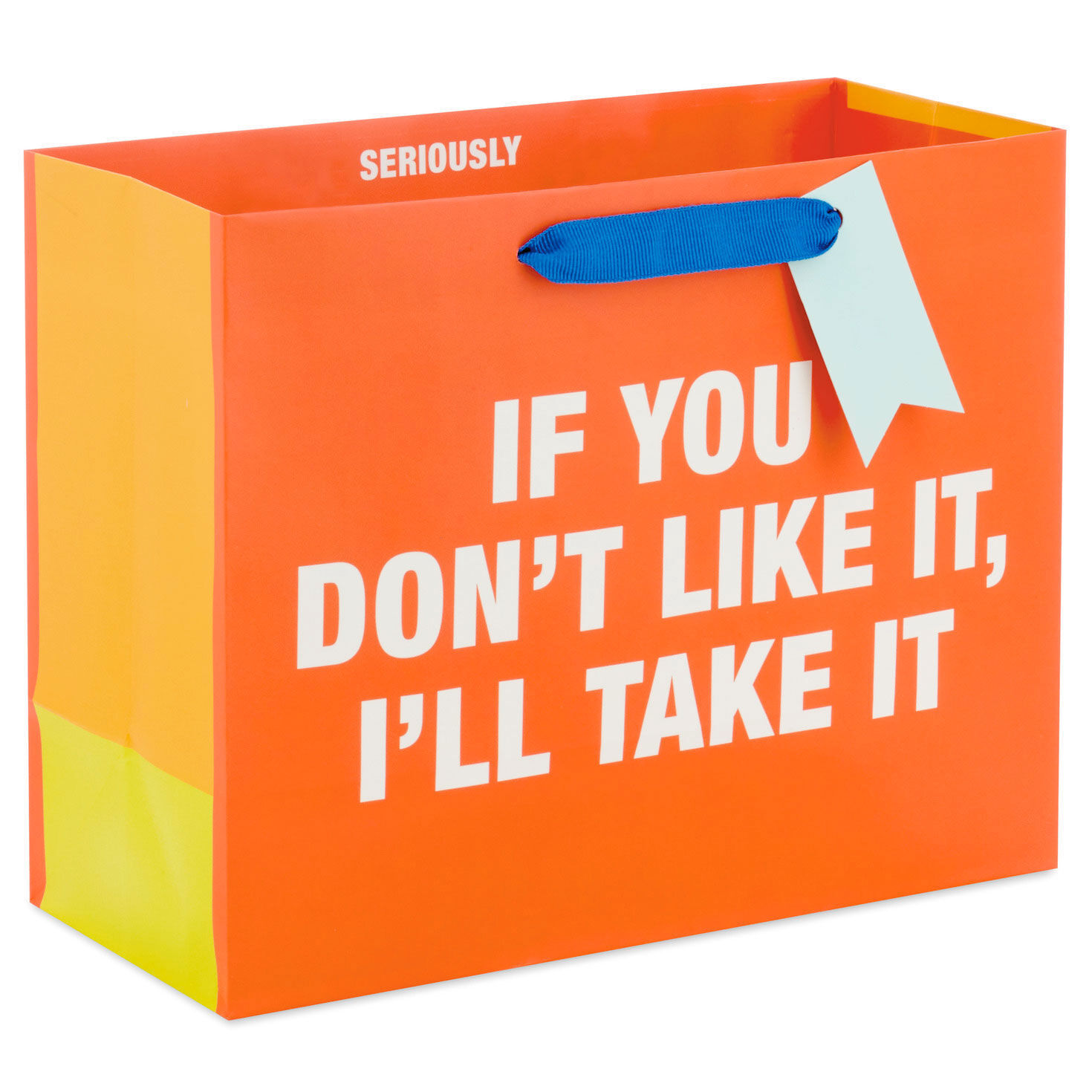 7.7" I'll Take It Medium Horizontal Gift Bag, , large