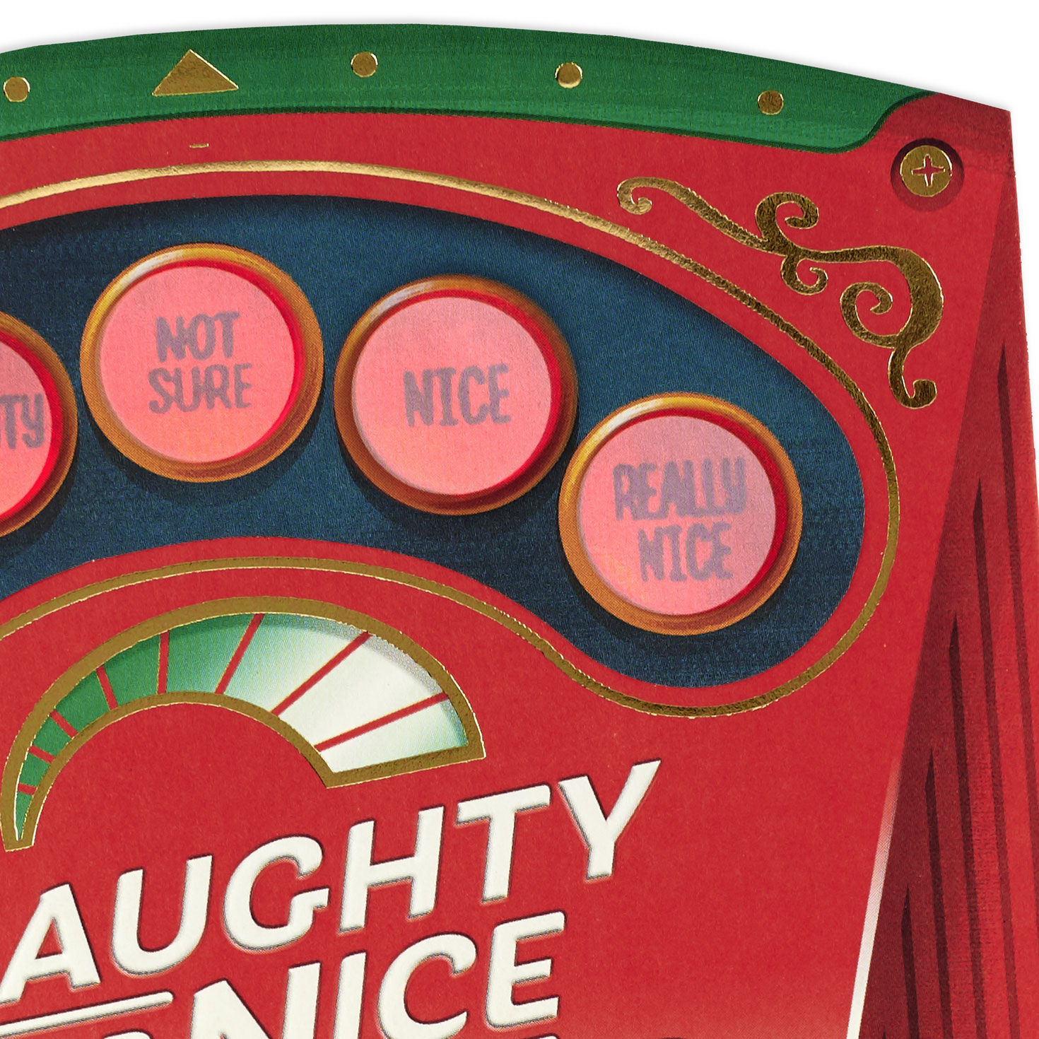Naughty or Nice Detector Funny Christmas Card With Sound and Light, , large image number 4