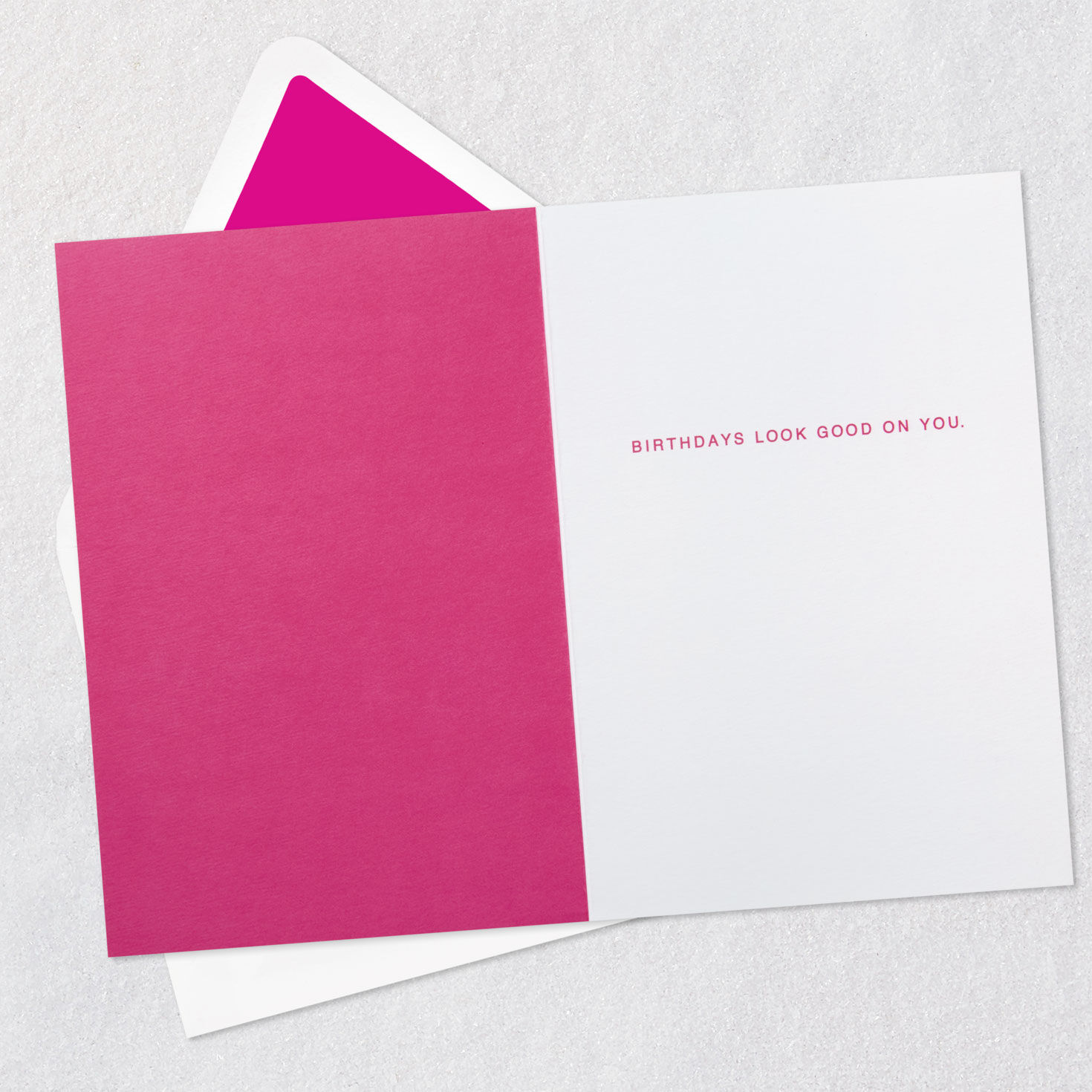 Pink Letterboard Birthday Card for Her Open card with envelope image number 3