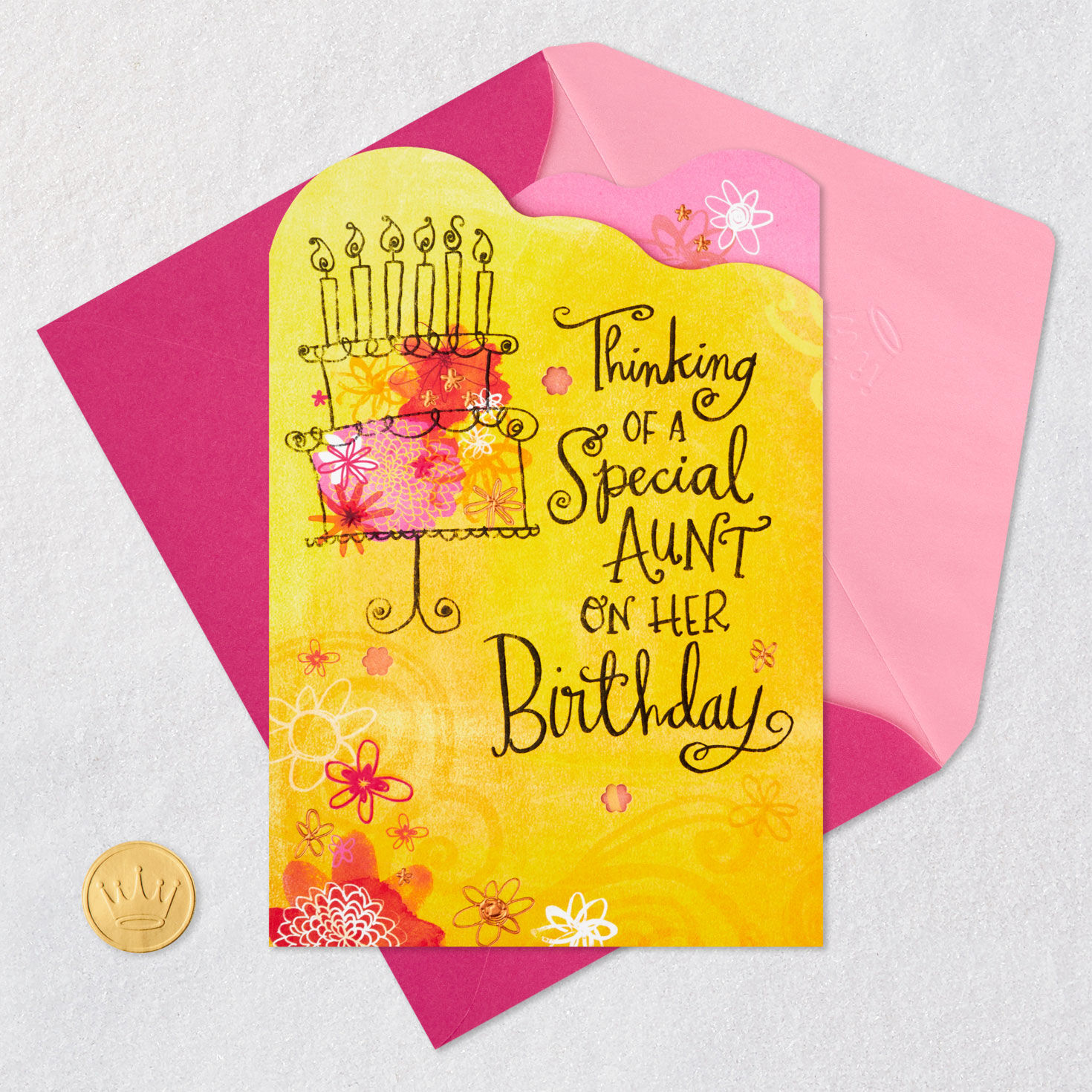 With Warmth and Affection Birthday Card for Aunt - Greeting Cards ...
