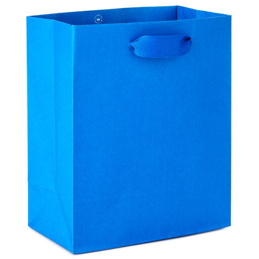 6.5" Small Royal Blue Gift Bag, Royal Blue