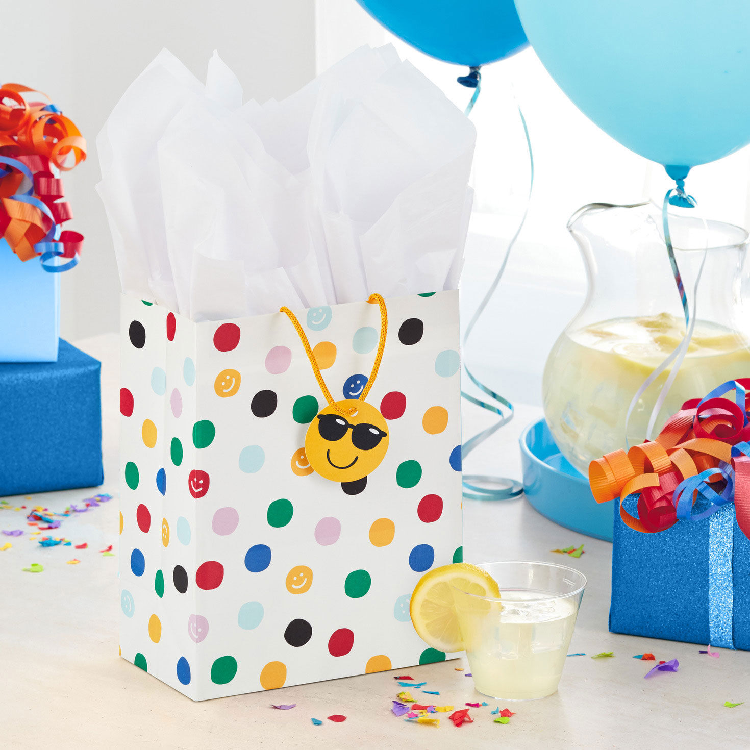 9.6" Happy Polka Dots Medium Gift Bag for only USD 3.49 | Hallmark