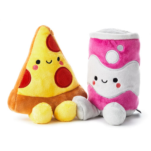 Better Together Pizza and Soda Magnetic Plush, 5", 