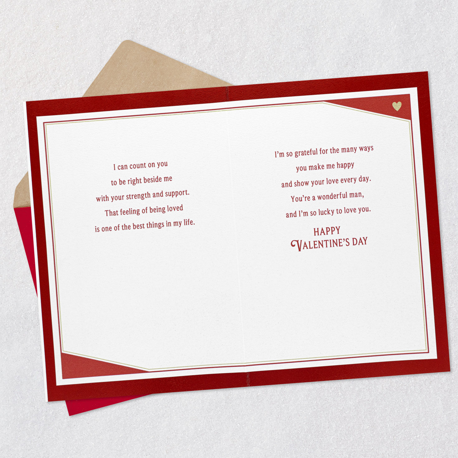 So Lucky to Love You Valentine's Day Card for Husband, , large image number 4