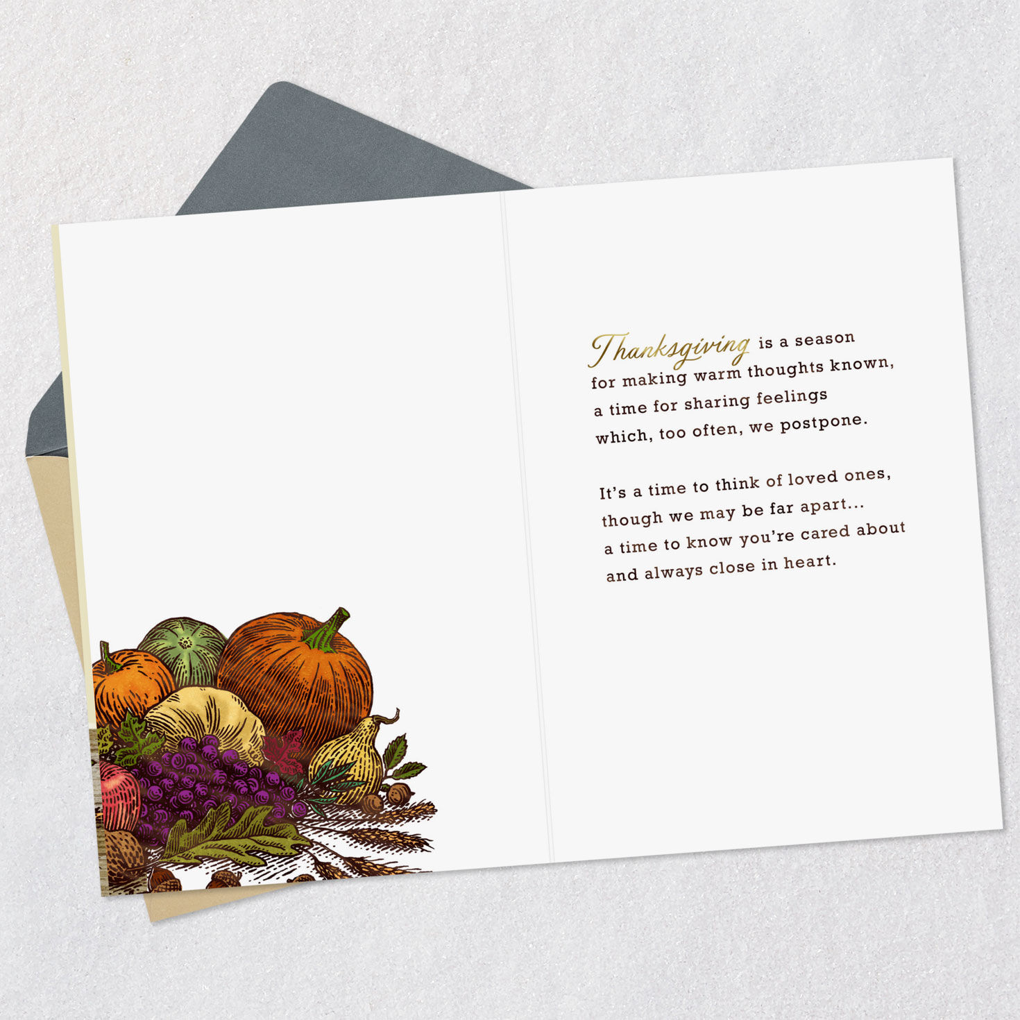 We're Always Close in Heart Thanksgiving Card for only USD 4.59 | Hallmark