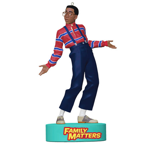 Family Matters Steve Urkel Ornament With Sound, 