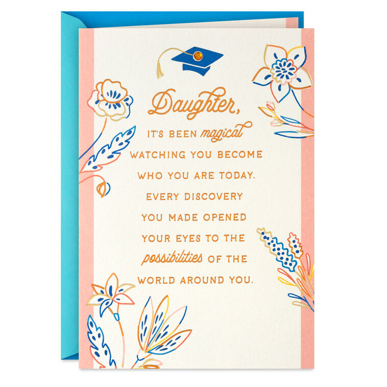 college grad cards Crisky 12 Pack Happy Graduation Cards, Graduation Card for Him or Her, 3 Assorted Flowers Card(White and Gold), Congratulations Graduate ready to customize for your next life occasion D24TIME High School Graduation Cards