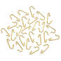 Mini Brass Ornament Hooks, Set of 25, , large image number 1