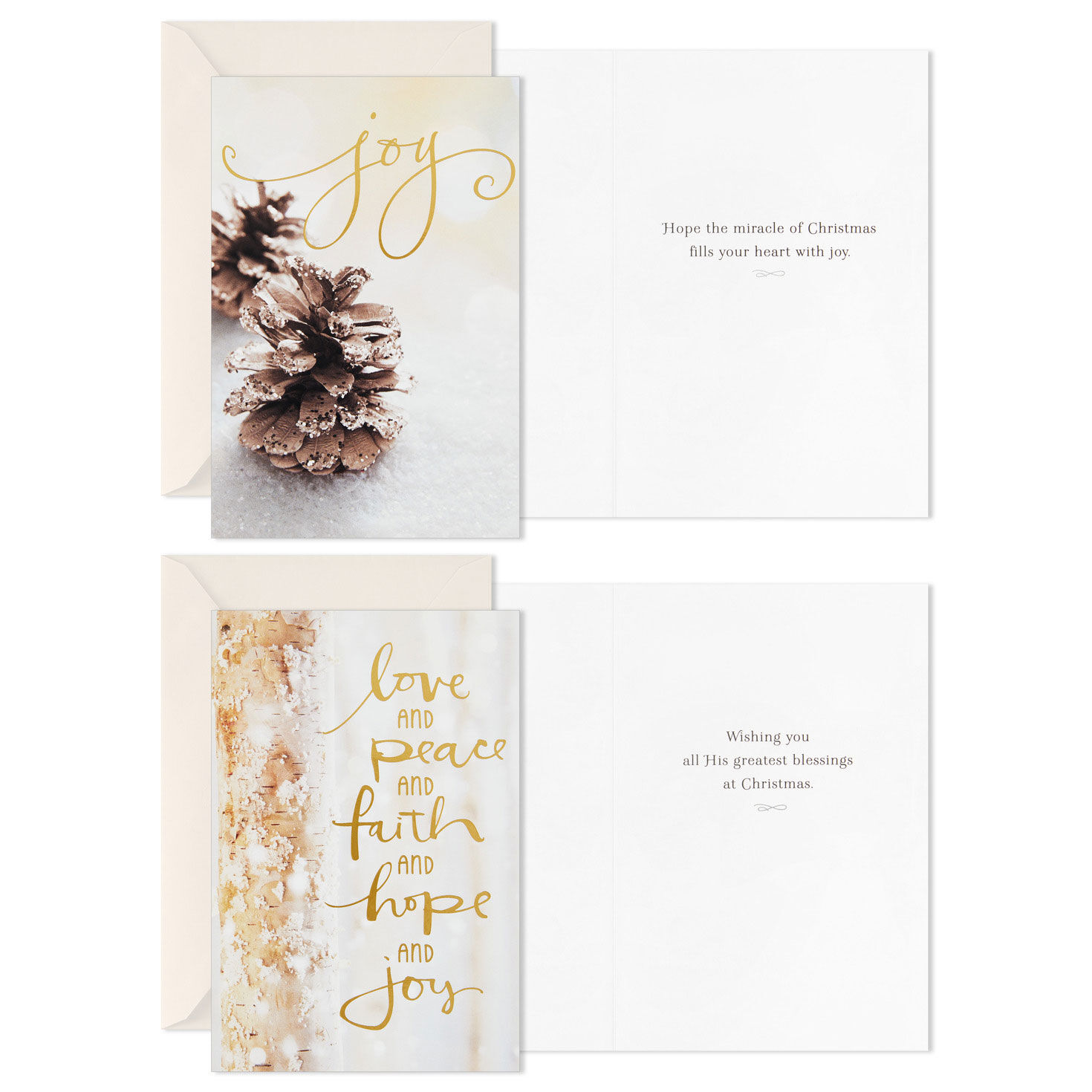 Wintry Blessings Assorted Boxed Christmas Cards, Pack of 24 for only USD 14.99 | Hallmark
