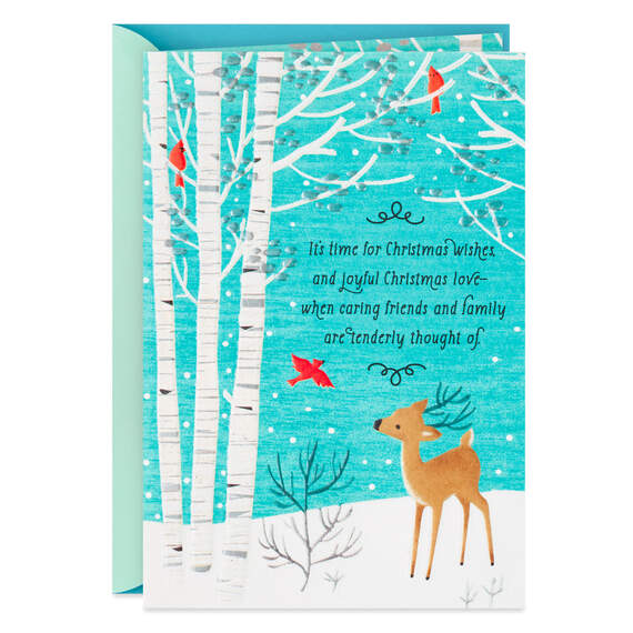 God's Love, Joy and Peace Religious Christmas Card