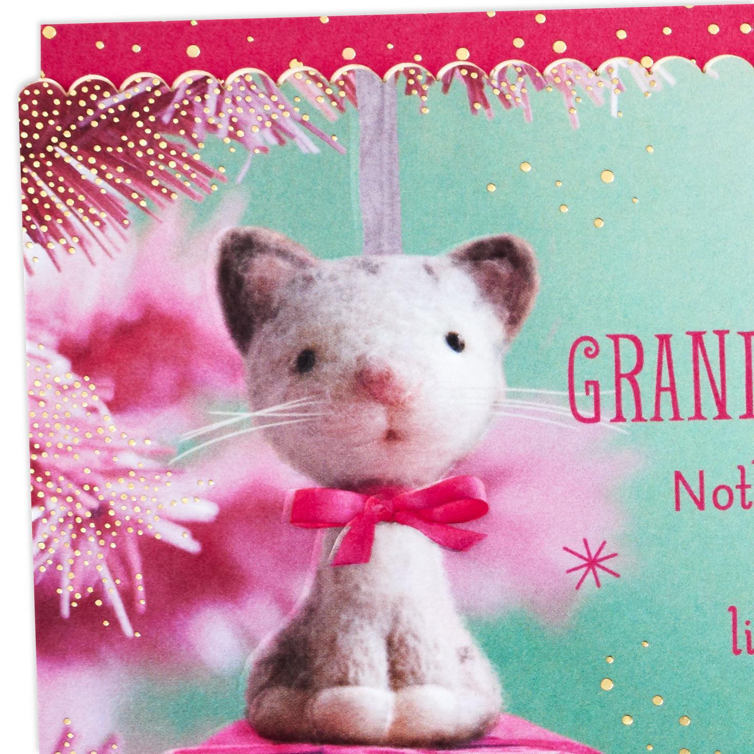 Joy, Pride and Love Christmas Card for Granddaughter, , large image number 4