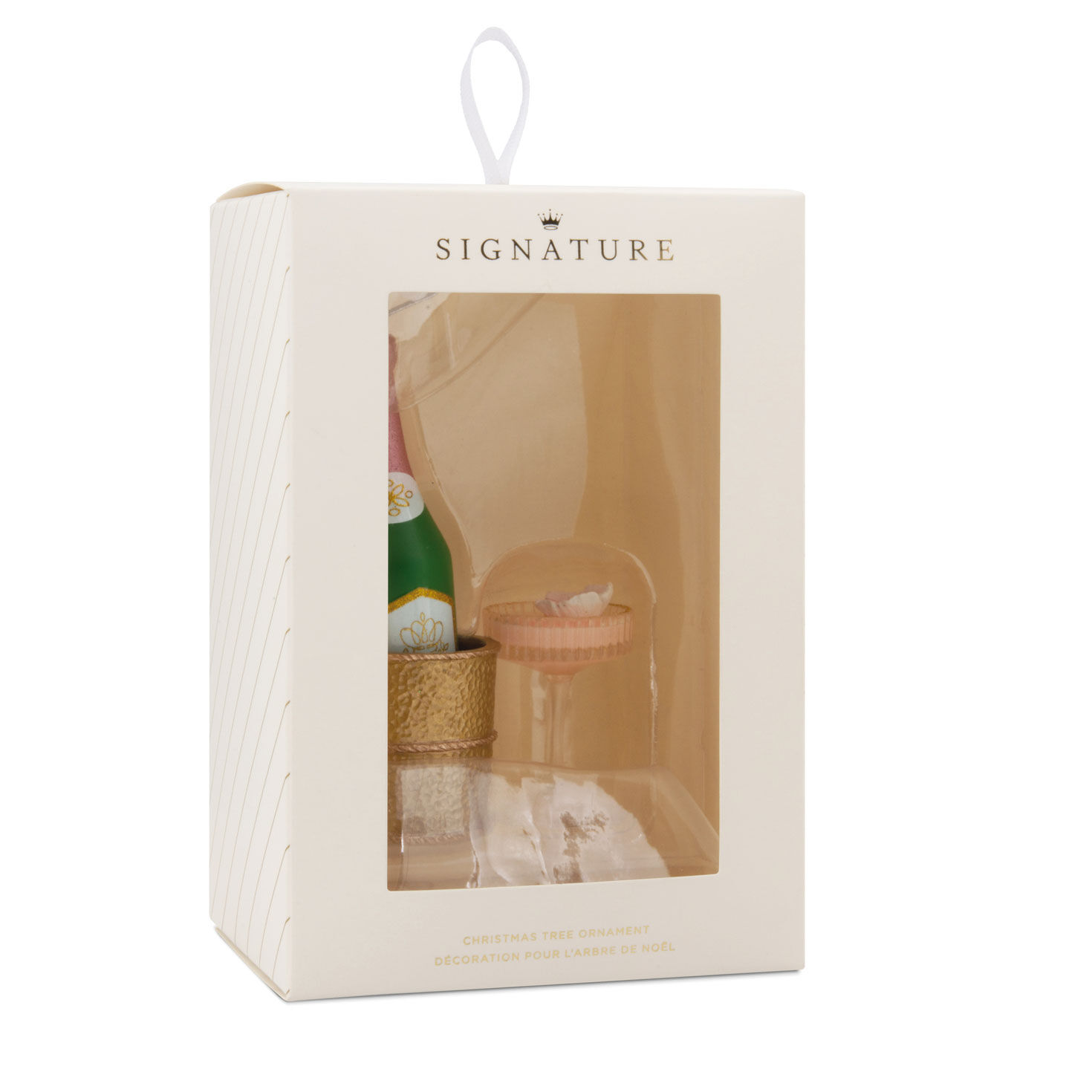 Signature Champagne Hallmark Ornament, , large image number 6