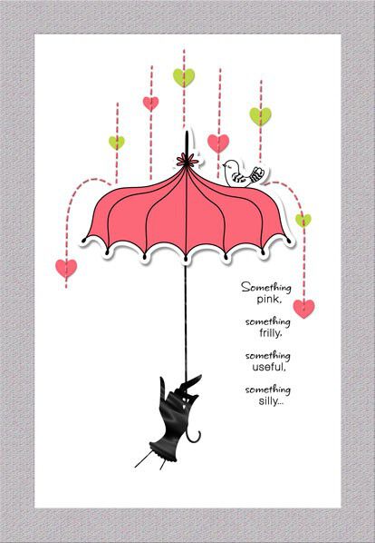 Something Frilly, Something Silly Bridal Shower Card