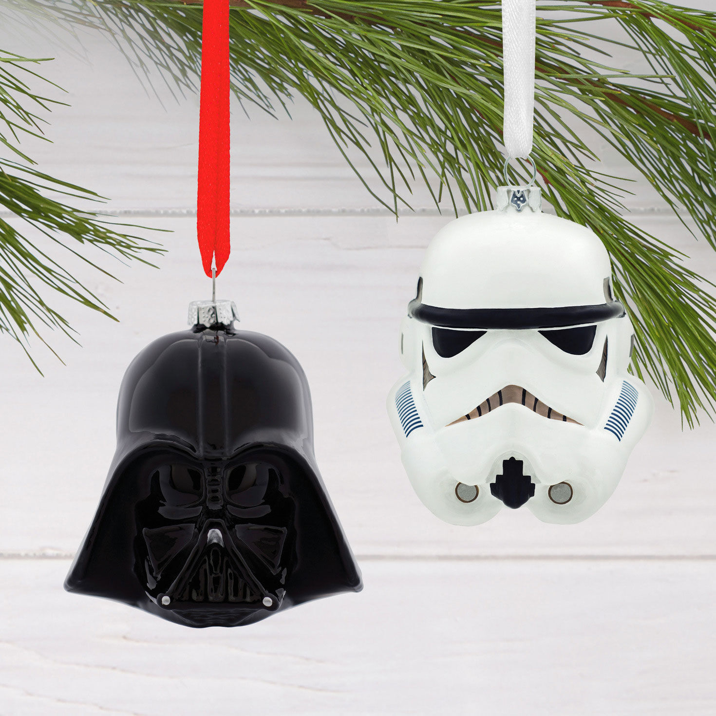 Star Wars Helmets Christmas Ornaments hanging on tree image number 2